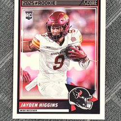 Houston Texans Jayden Higgins Rookie Card