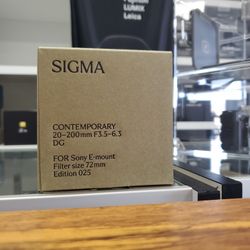 Sigma 20-200mm For E