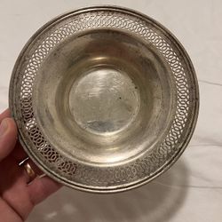 silver plated fruit plate