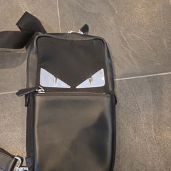 FENDI Black Bag Bugs Single Strap Backpack