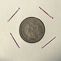 19th century 3-cent Pieces(Set Of Two)