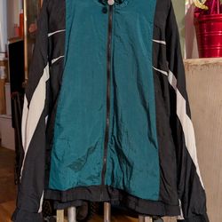 Green R and Y sports jacket