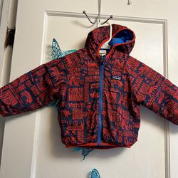 Patagonia reversible puffball down jacket 18month