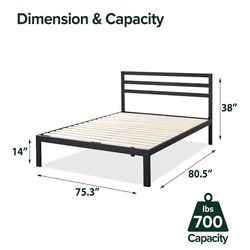 King size bedframe