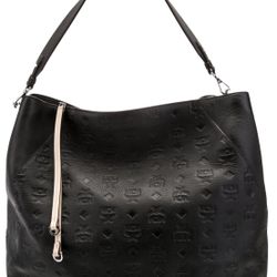 MCM Large Klara Monogram Hobo Bag