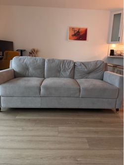 FREE! MUST PICK UP TODAY | Light gray sofa and armchair set