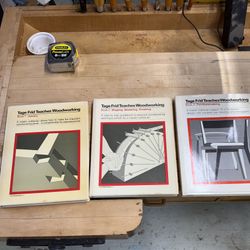 Tage Frid Woodworking Books 1, 2 and 3. Hardcover 