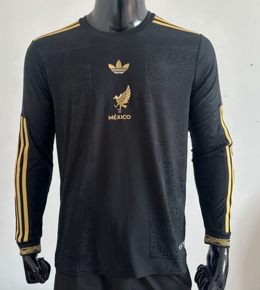 Soccer jersey Mexico black jersey long sleeve 2025 🇲🇽 player