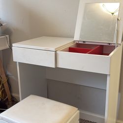 Makeup Vanity (and Bench) 