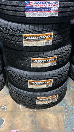 31x10.50r15 Arroyo Set of 4 new tires includes installation and balance