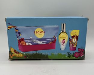 Escada Agua Del Sol 1.6 oz EDT 1.6 oz Body Lotion & Cosmetic Bag Set See Details