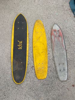 Lot of 3 Skateboard Decks
