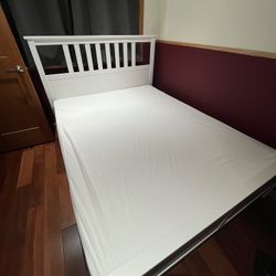 ikea Queen Bed With Slats And Mattress 
