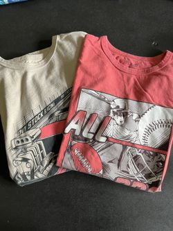 Boys XL Size 14 Graphic T-shirt’s. Sports And Stock Car Racing 