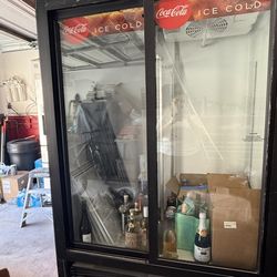 Coca Cola Fridge - 2 Sliding Doors