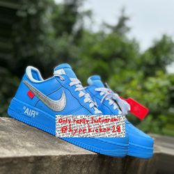 Nike Air Force 1 Low Off White Mca University Blue 46