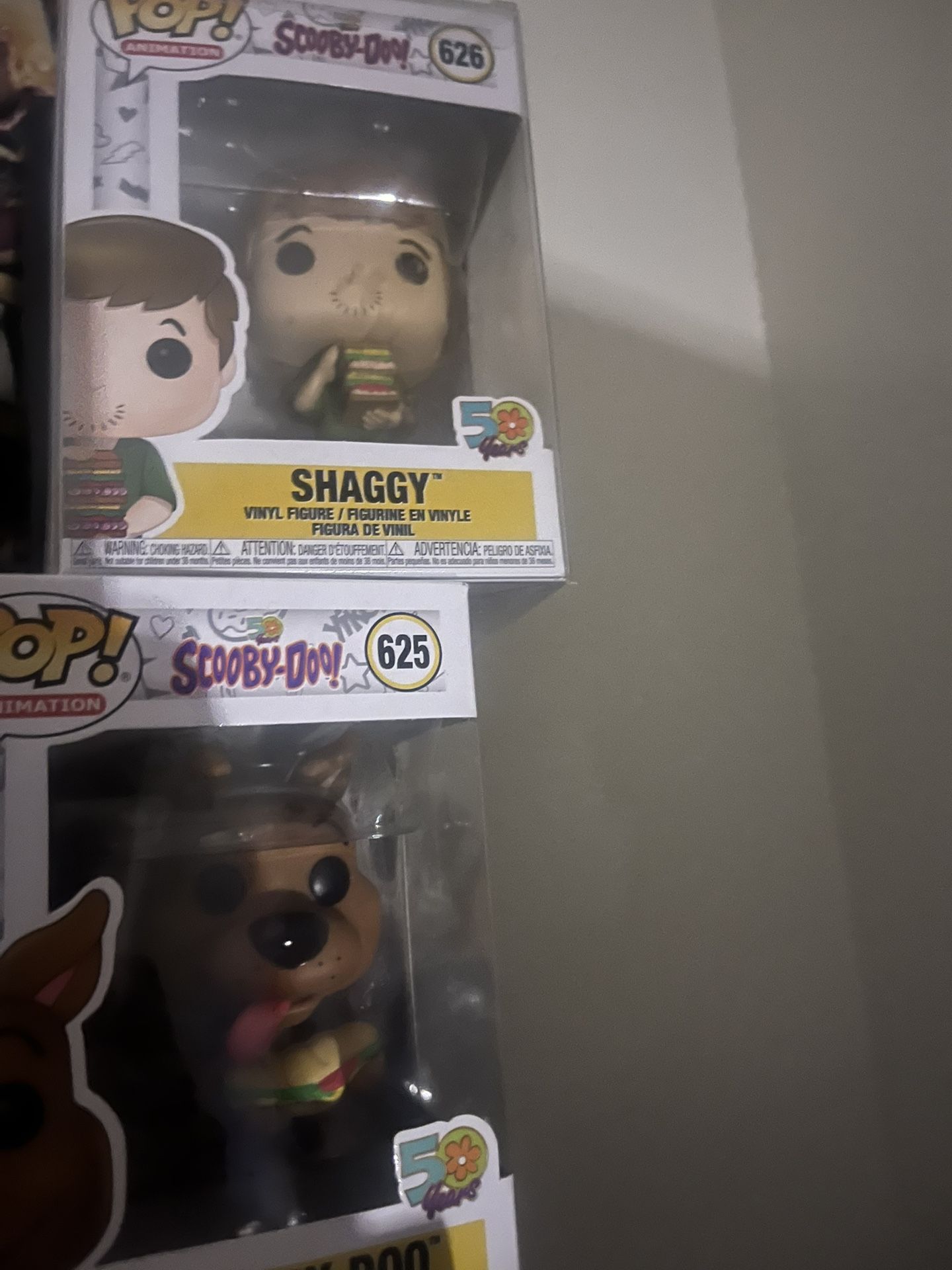 Shaggy and Scooby Doo Funko Pops