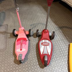 Radio Flyer Scooters $30 Or $20 Each 