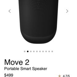 Sonos Move 2 with Travel Bag