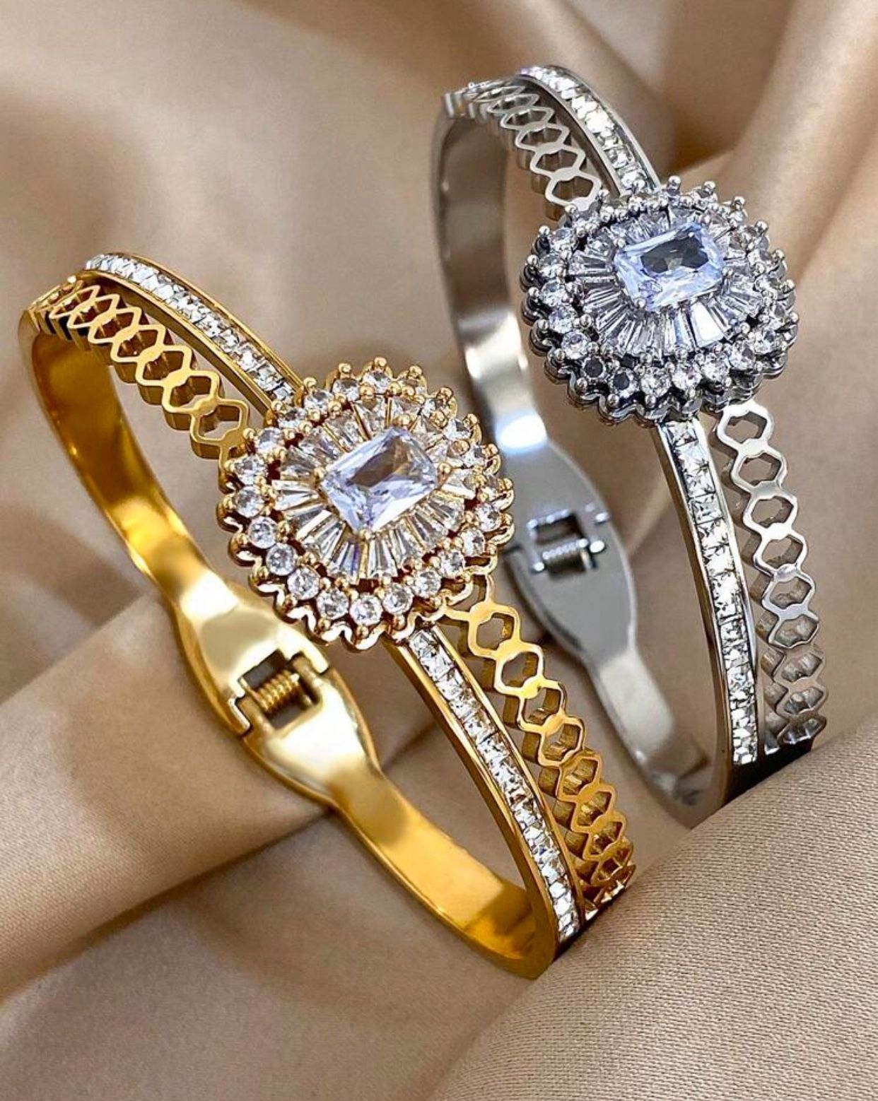 18k Gold Plated Beautiful Bracelets For Women
