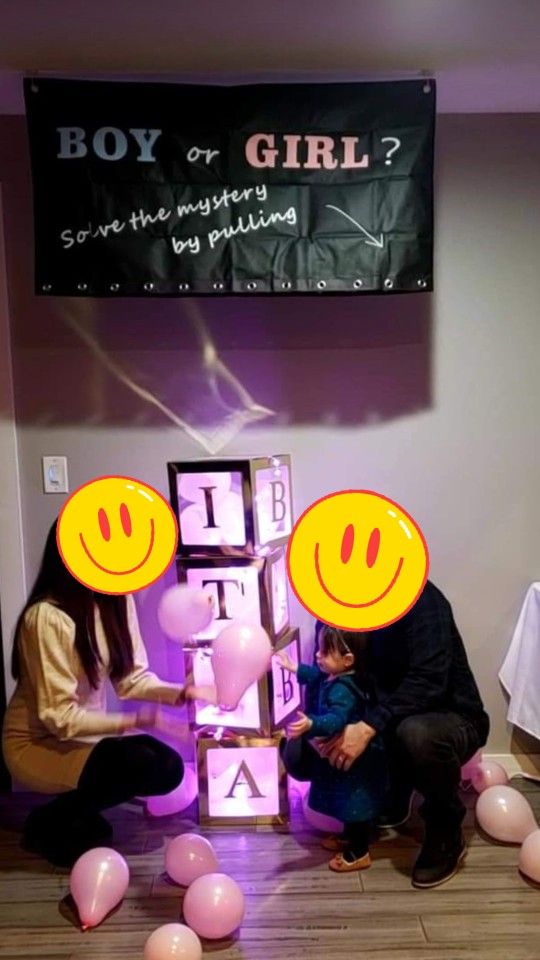 Gender Reveal Bag And Boxes