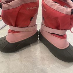 Winter snow boots for girls