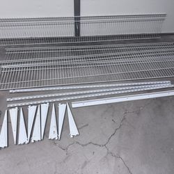 Closetmaid Wire Racks.