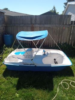Sun Dolphin Sun Slider Pedal Boat with Canopy