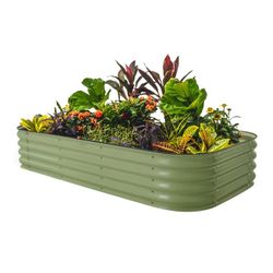 Vego Garden 14” Tall 6 in 1 Modular Metal Raised Garden Bed Kit $99.99