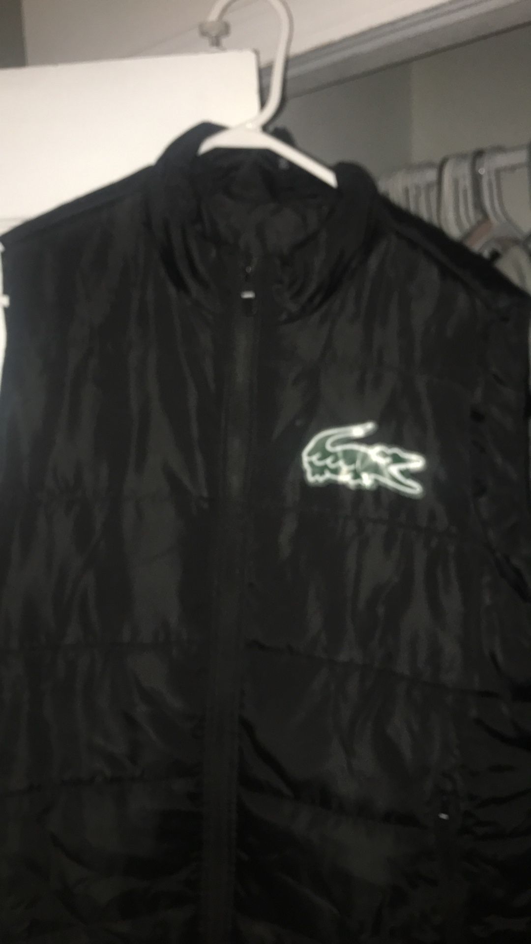 lacoste puffer vest