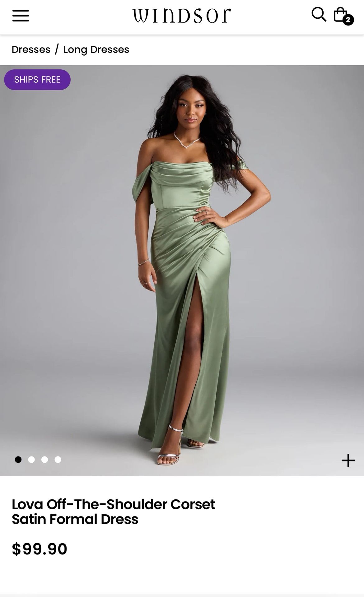 Windsor Sage Green Dress