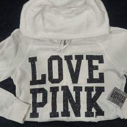 Victoria's Secret LOVE PINK  Women's Zip Up Hoodie