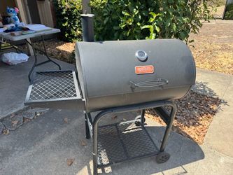 Smoker is good condition used needs to be cleaned just sitting asking 125 firm need gone