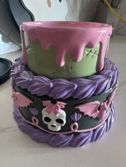 Halloween B&BW candle holder