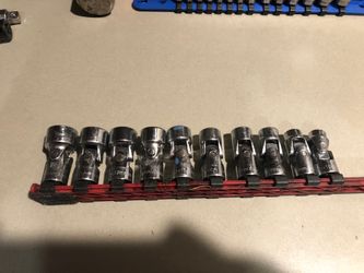 Gear wrench 3/8 drive metric universal socket set