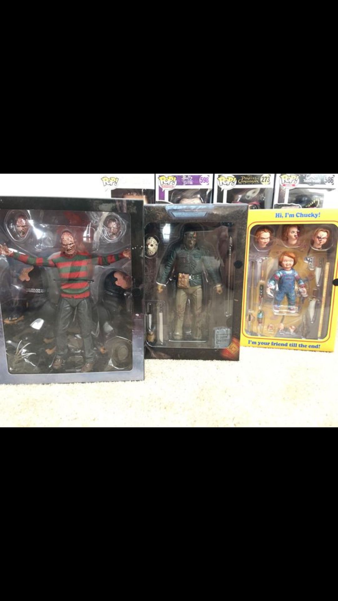 Chucky childs play Freddy nightmare on elm street Jason Friday the 13th thirteenth reel toys vinyl figure collectible