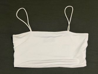 White Tube Top with Straps