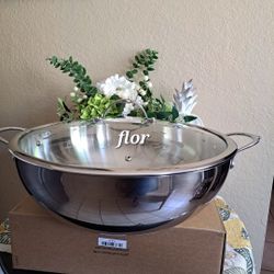 CACEROLA DE 12 QT CLÁSICA DE ACERO INOXIDABLE PRINCESS HOUSE NUEVA 🌹 