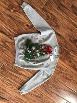 Home made kids Christmas sweater size xl for kids