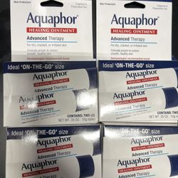 4 Packs On The Go Aquaphor  Healing Ointment