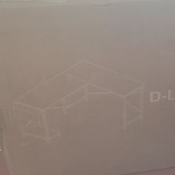 New L-shaped Computer Desk Black, in Box.