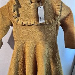 Janie And Jack Dress Girl  6t 