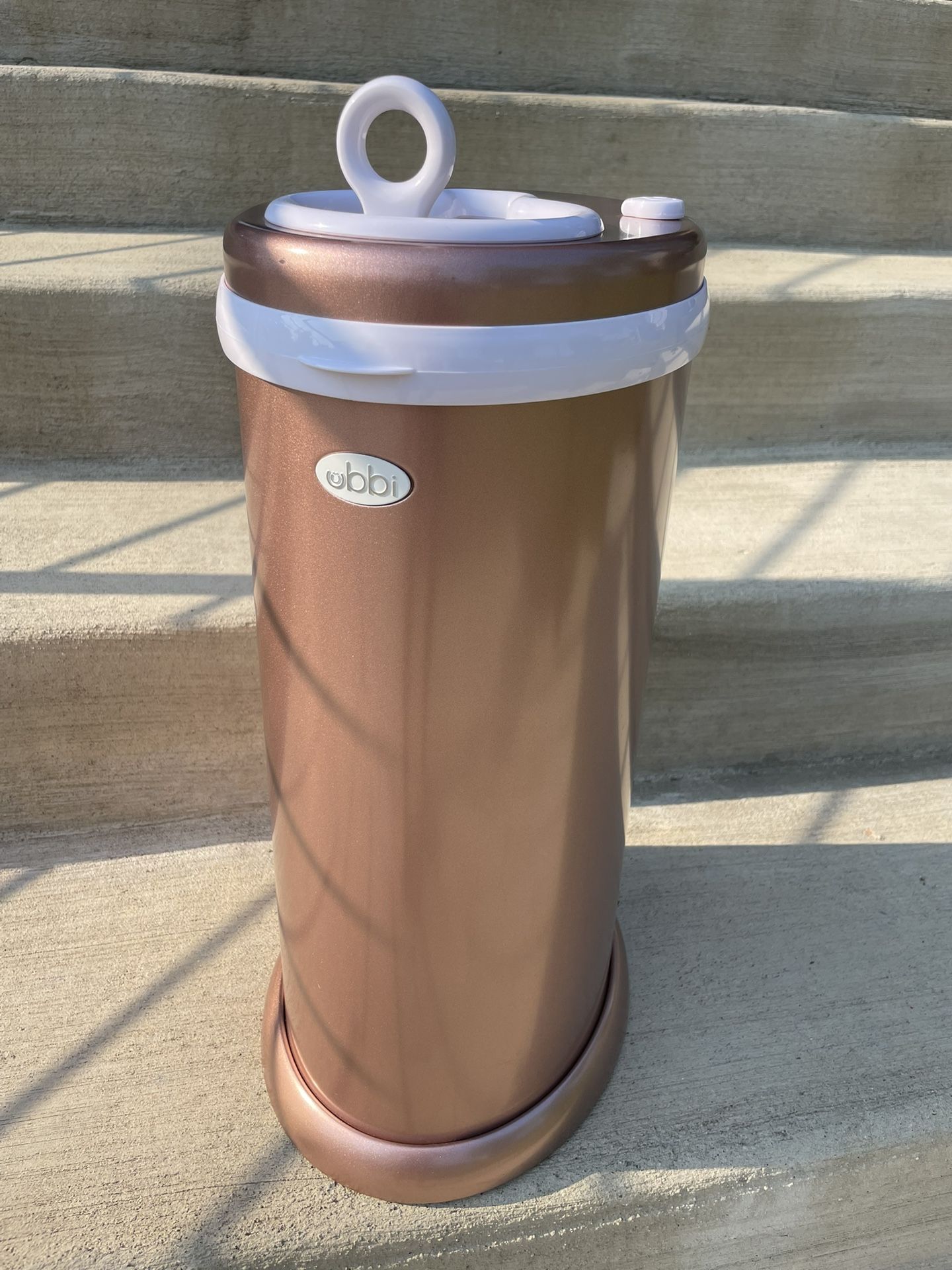 Ubbi Stainless Steel Diaper Pail, Odor Locking, No Special Bag Required