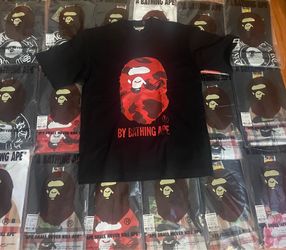 Red Camo Bape Tee
