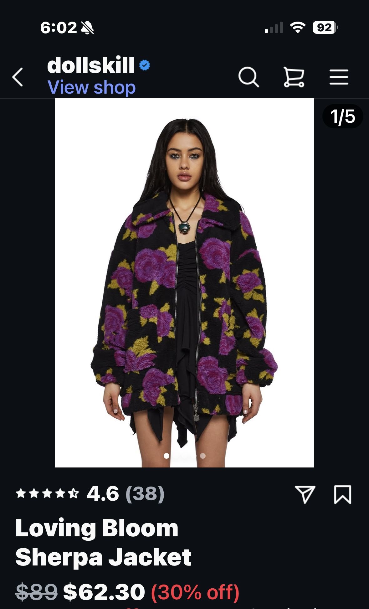 Dollskill Sherpa xl Jacket