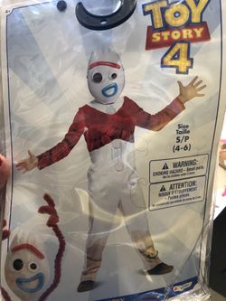 Forky costume size 4-6
