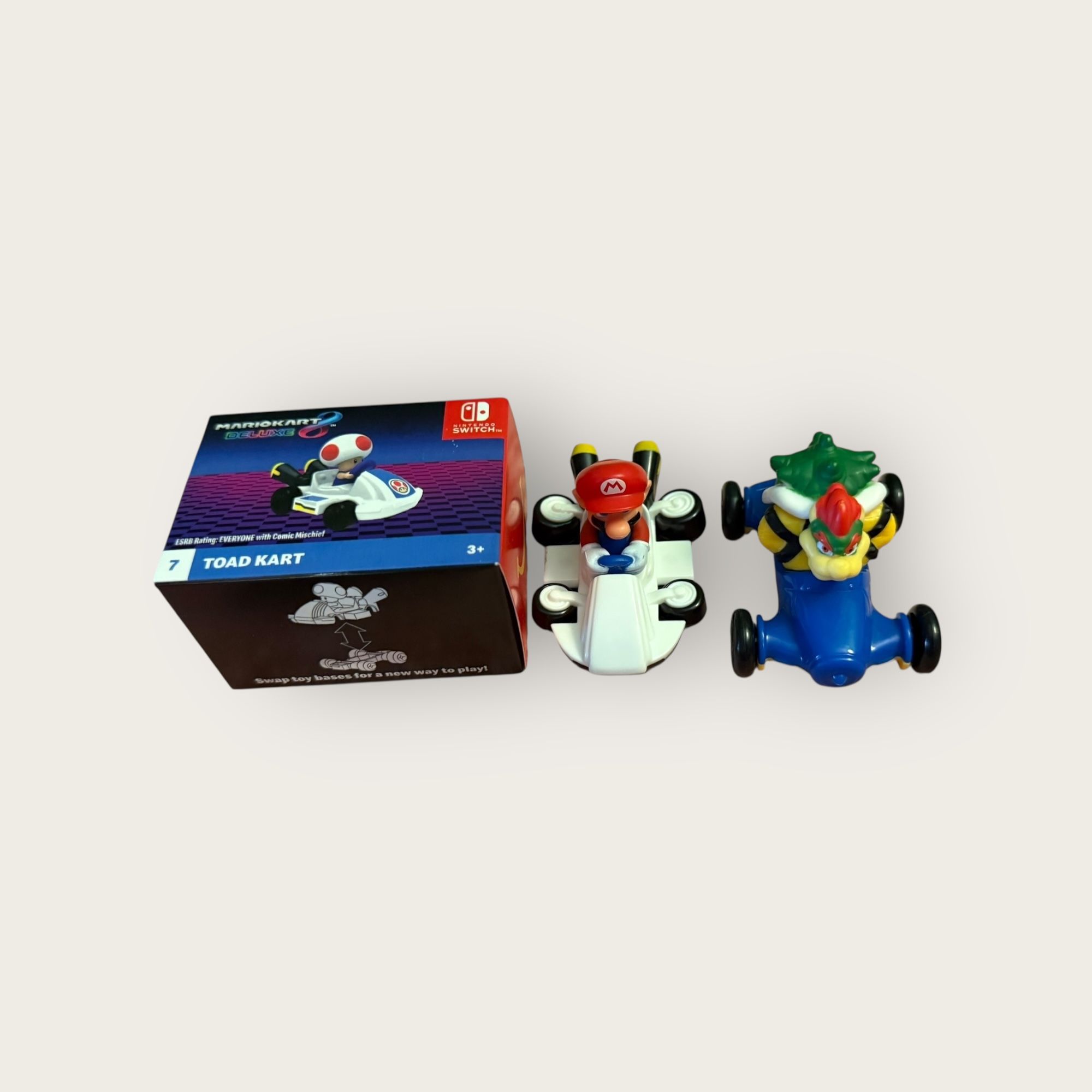 McDonald's Mario Kart 3pc toy lot
