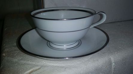 China cup and saucer.