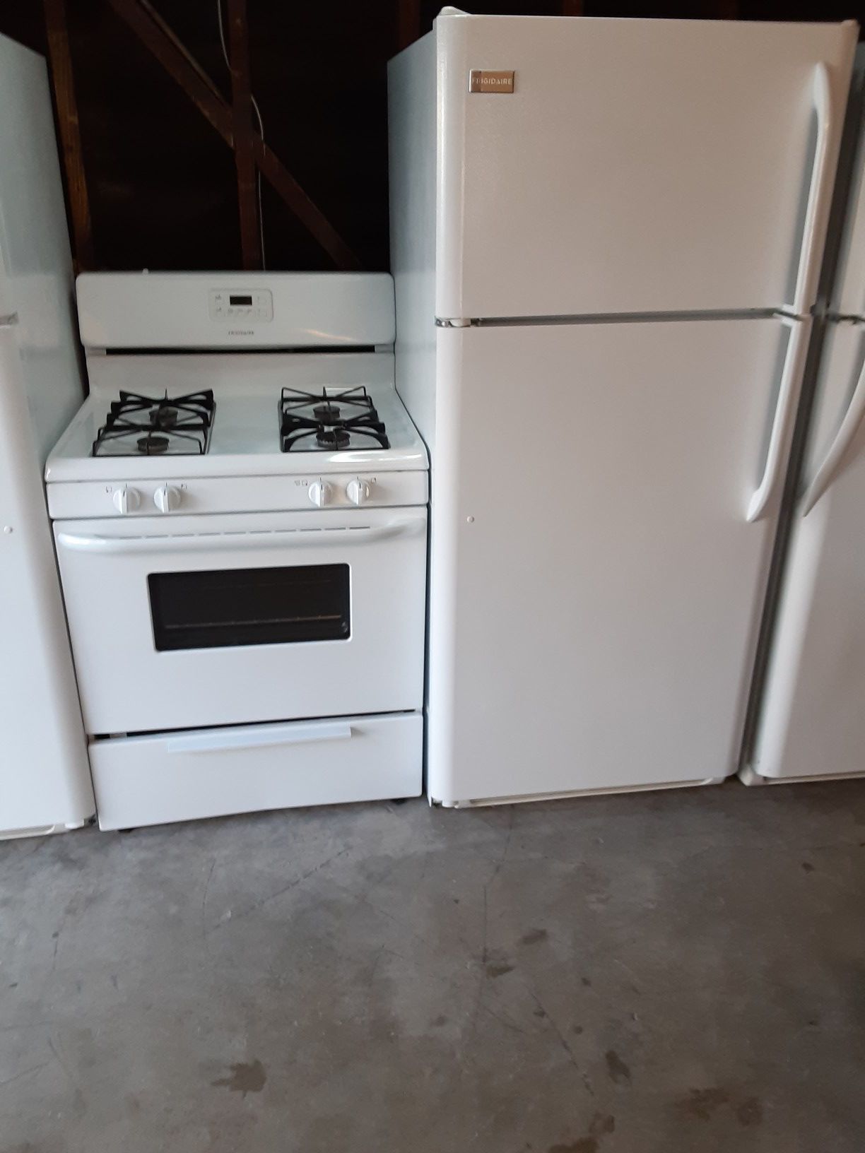 Refrigerator and stove frigidaire