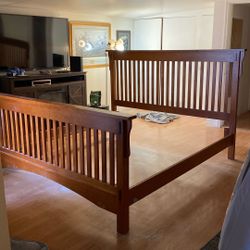 King Size Oak Bed Frame